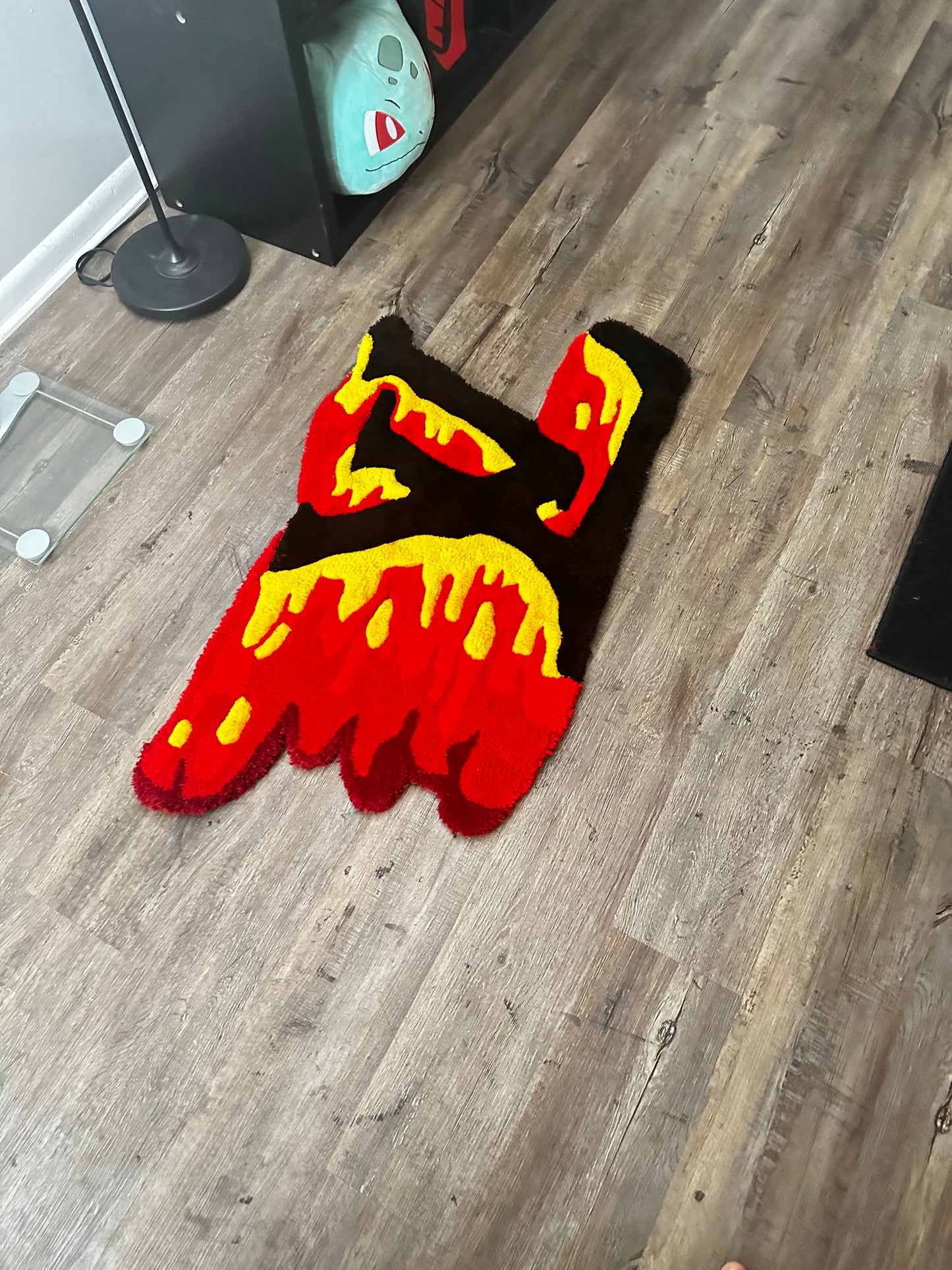 Flaming LV Rug